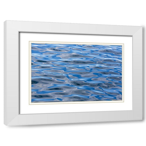 USA, Alaska Water abstract White Modern Wood Framed Art Print with Double Matting by Paulson, Don
