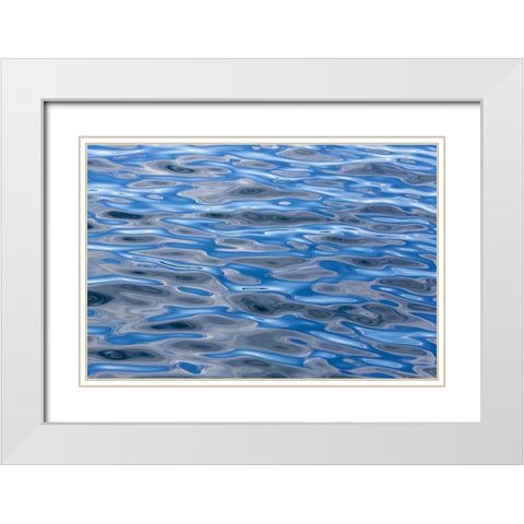 USA, Alaska Water abstract White Modern Wood Framed Art Print with Double Matting by Paulson, Don