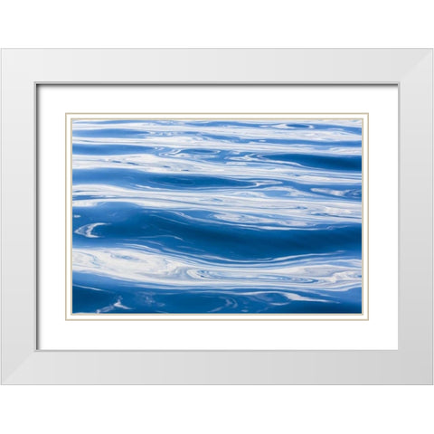 USA, Alaska Water abstract White Modern Wood Framed Art Print with Double Matting by Paulson, Don