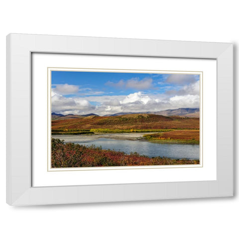 USA- Alaska- Noatak National Preserve White Modern Wood Framed Art Print with Double Matting by Norrsell, Fredrik