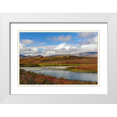 USA- Alaska- Noatak National Preserve White Modern Wood Framed Art Print with Double Matting by Norrsell, Fredrik