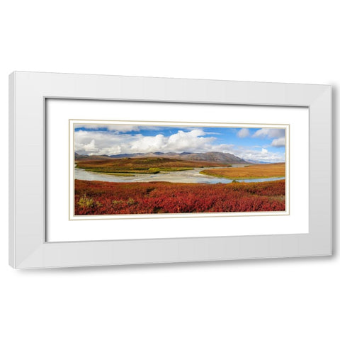 USA- Alaska- Noatak National Preserve White Modern Wood Framed Art Print with Double Matting by Norrsell, Fredrik