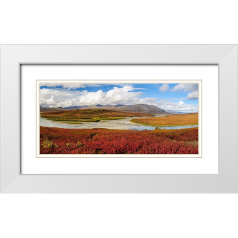 USA- Alaska- Noatak National Preserve White Modern Wood Framed Art Print with Double Matting by Norrsell, Fredrik