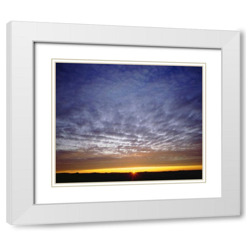 USA, California, San Diego, Clouds White Modern Wood Framed Art Print with Double Matting by Talbot Frank, Christopher
