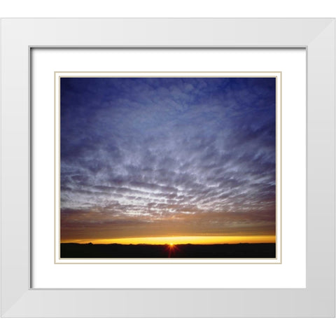 USA, California, San Diego, Clouds White Modern Wood Framed Art Print with Double Matting by Talbot Frank, Christopher