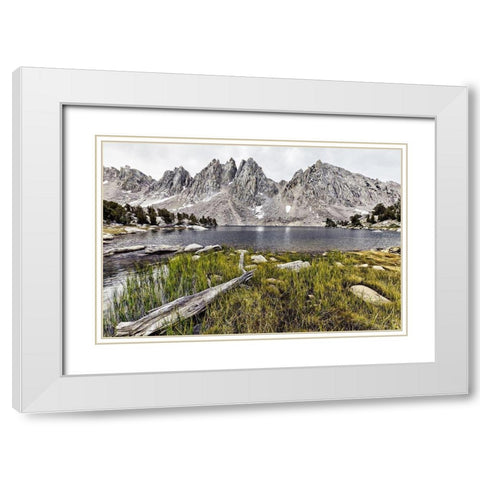 Kearsarge Lake-High Sierra White Modern Wood Framed Art Print with Double Matting by Ford, John