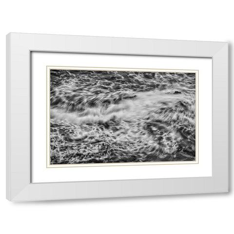 Point Lobos-Carmel-California White Modern Wood Framed Art Print with Double Matting by Ford, John