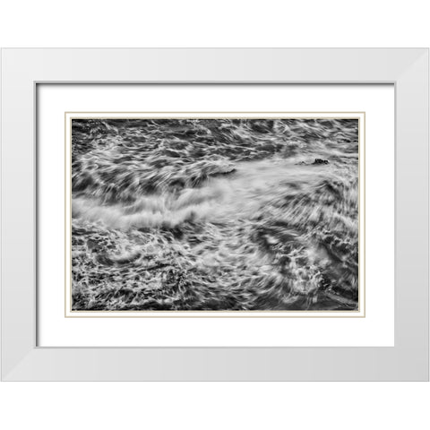Point Lobos-Carmel-California White Modern Wood Framed Art Print with Double Matting by Ford, John