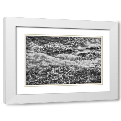 Point Lobos-Carmel-California White Modern Wood Framed Art Print with Double Matting by Ford, John