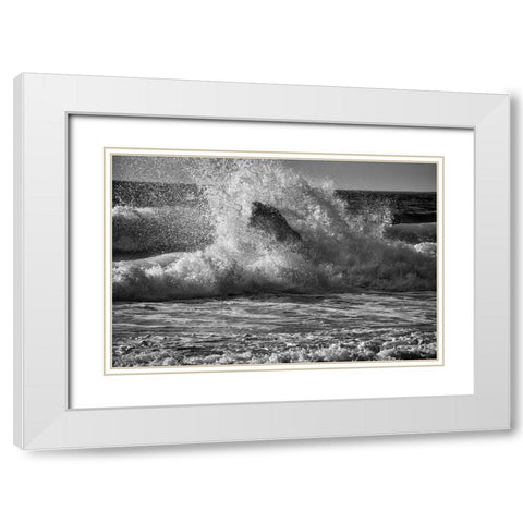 Garapata Beach-Carmel by the Sea-California White Modern Wood Framed Art Print with Double Matting by Ford, John