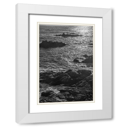 China Cove-Point Lobos-California White Modern Wood Framed Art Print with Double Matting by Ford, John
