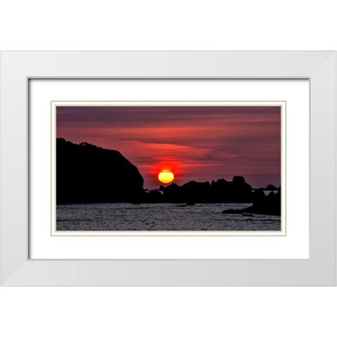 USA-California-Crescent City White Modern Wood Framed Art Print with Double Matting by Restuccia, Joe III
