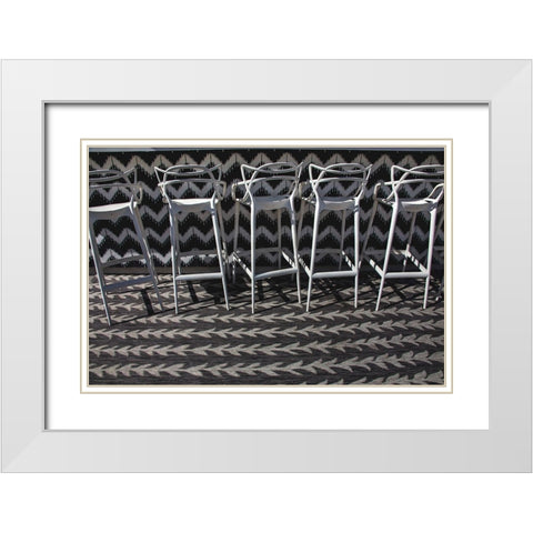 V Palm Springs Hotel-Palm Springs-California White Modern Wood Framed Art Print with Double Matting by Beraldo, Zandina Muench