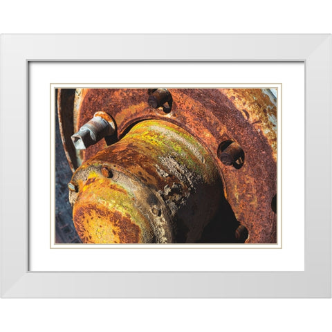 Mission Mine-Old Dale Mining District-Pinto Mountains-California White Modern Wood Framed Art Print with Double Matting by Muench, Zandria