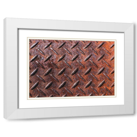 Mission Mine-Old Dale Mining District-Pinto Mountains-California White Modern Wood Framed Art Print with Double Matting by Muench, Zandria