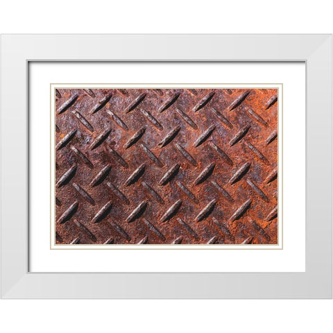 Mission Mine-Old Dale Mining District-Pinto Mountains-California White Modern Wood Framed Art Print with Double Matting by Muench, Zandria