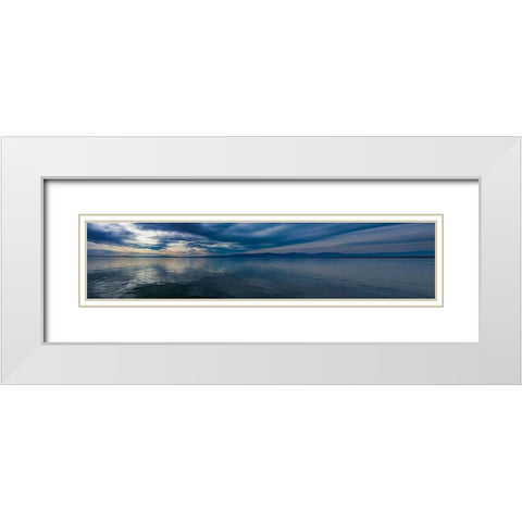 Salton Sea- Imperial Valley- California White Modern Wood Framed Art Print with Double Matting by Muench, Zandria
