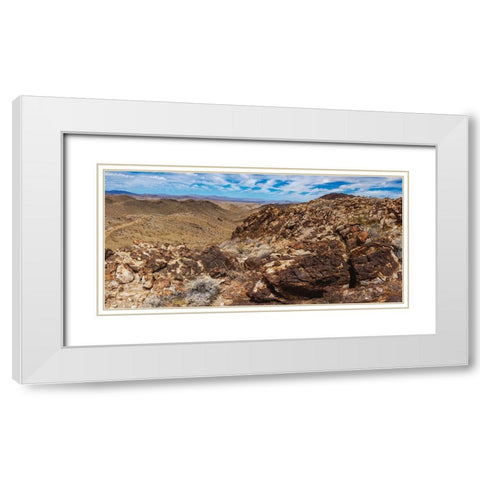 Black Eagle Mine Road- California White Modern Wood Framed Art Print with Double Matting by Muench, Zandria