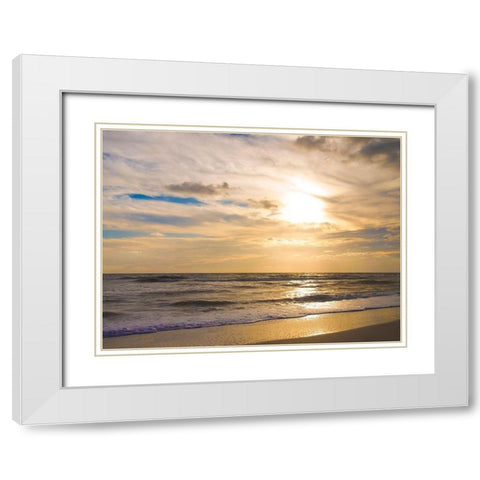 Sunset on Sanibel Island-Florida-USA White Modern Wood Framed Art Print with Double Matting by Miller, Anna