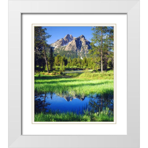 USA, Idaho, Sawtooth Wilderness White Modern Wood Framed Art Print with Double Matting by Talbot Frank, Christopher