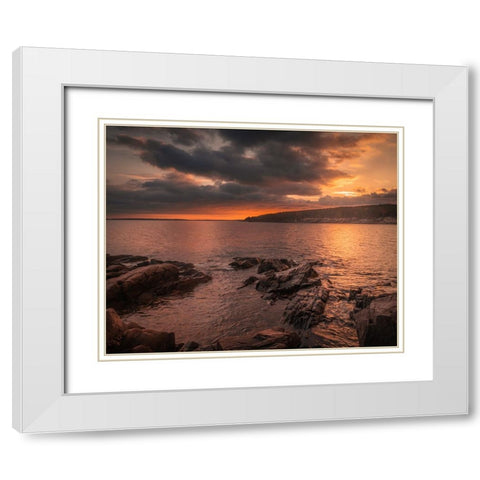 USA-Maine-Acadia National Park White Modern Wood Framed Art Print with Double Matting by Jaynes Gallery