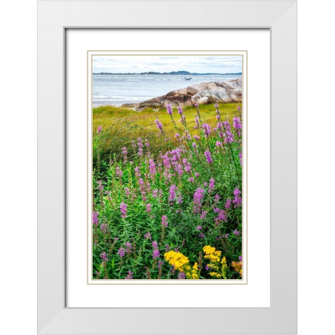 Ipswich Bay-Annisquam-Massachusetts-USA White Modern Wood Framed Art Print with Double Matting by Engelbrecht, Lisa S.