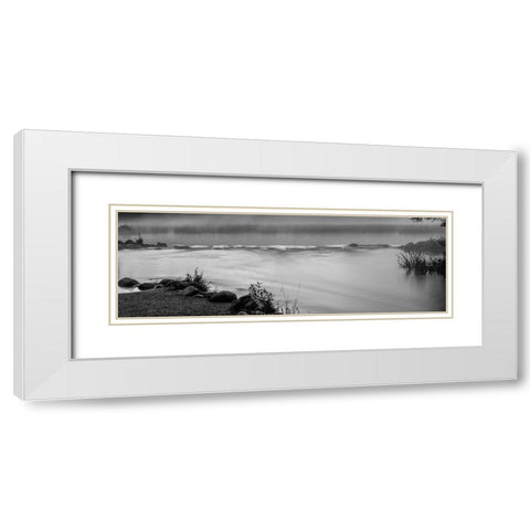 USA-Minnesota-Itasca State Park-Mississippi Headwaters White Modern Wood Framed Art Print with Double Matting by Hawkins, Peter