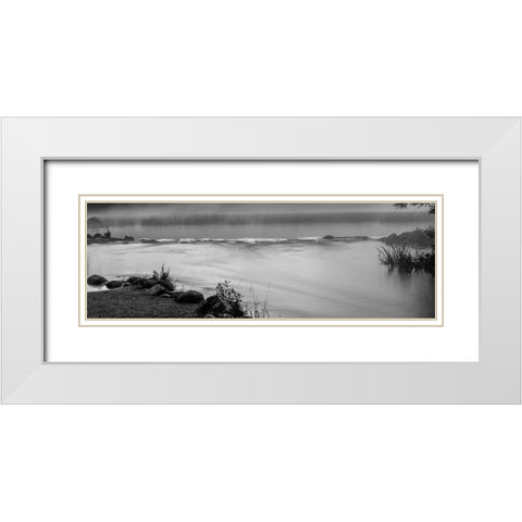 USA-Minnesota-Itasca State Park-Mississippi Headwaters White Modern Wood Framed Art Print with Double Matting by Hawkins, Peter