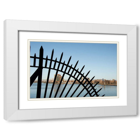 USA-New York City-Manhattan-Upper East Side White Modern Wood Framed Art Print with Double Matting by Jones, Allison