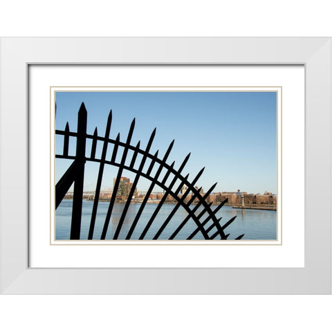 USA-New York City-Manhattan-Upper East Side White Modern Wood Framed Art Print with Double Matting by Jones, Allison