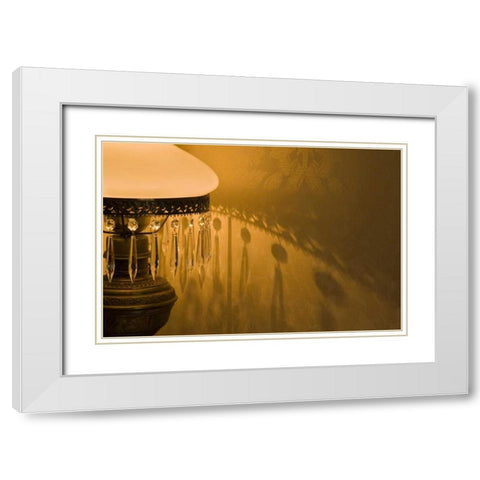 OR, Cape Blanco An antique lamp in Hughes House White Modern Wood Framed Art Print with Double Matting by Kaveney, Wendy