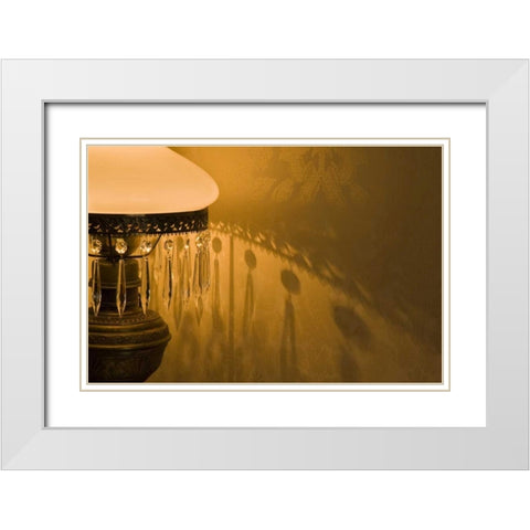 OR, Cape Blanco An antique lamp in Hughes House White Modern Wood Framed Art Print with Double Matting by Kaveney, Wendy