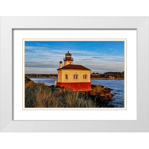 USA-Oregon-Bandon-Beach White Modern Wood Framed Art Print with Double Matting by Restuccia, Joe III