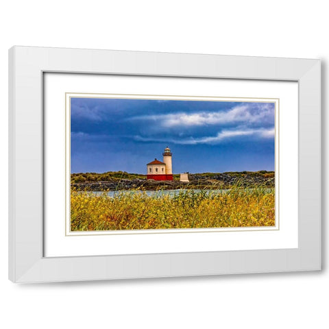 USA-Oregon-Bandon-Beach White Modern Wood Framed Art Print with Double Matting by Restuccia, Joe III