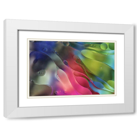 USA, Pennsylvania, Erie Oil abstract White Modern Wood Framed Art Print with Double Matting by Anon, Ellen