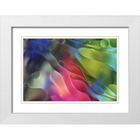 USA, Pennsylvania, Erie Oil abstract White Modern Wood Framed Art Print with Double Matting by Anon, Ellen