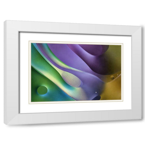 USA, Pennsylvania, Erie Oil abstract White Modern Wood Framed Art Print with Double Matting by Anon, Ellen