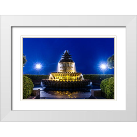 Usa-South Carolina-Charleston White Modern Wood Framed Art Print with Double Matting by Looney, Hollice