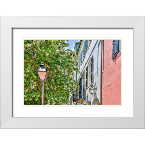 Usa-South Carolina-Charleston White Modern Wood Framed Art Print with Double Matting by Looney, Hollice