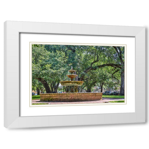 Usa-South Carolina-Charleston White Modern Wood Framed Art Print with Double Matting by Looney, Hollice