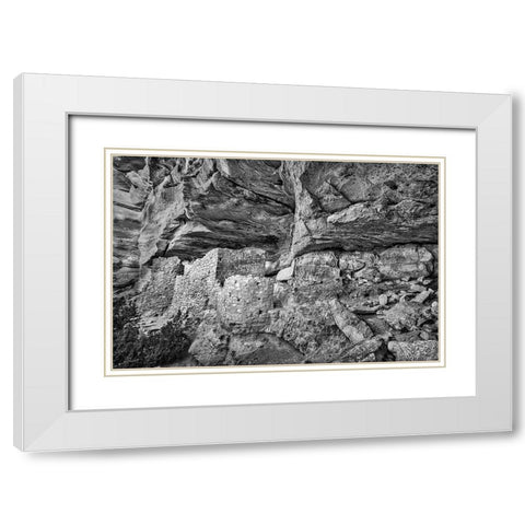 Little Westwater Ruin-Canyonlands National Park-Utah White Modern Wood Framed Art Print with Double Matting by Ford, John