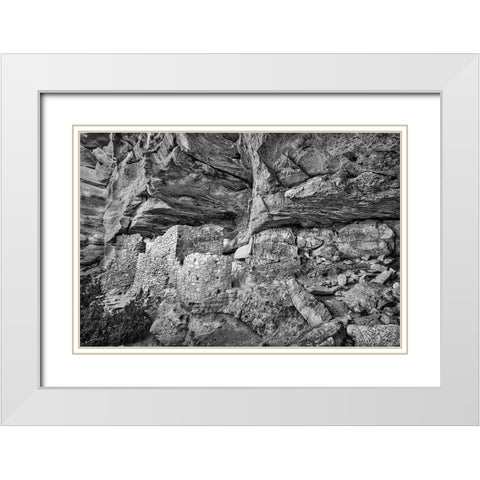 Little Westwater Ruin-Canyonlands National Park-Utah White Modern Wood Framed Art Print with Double Matting by Ford, John