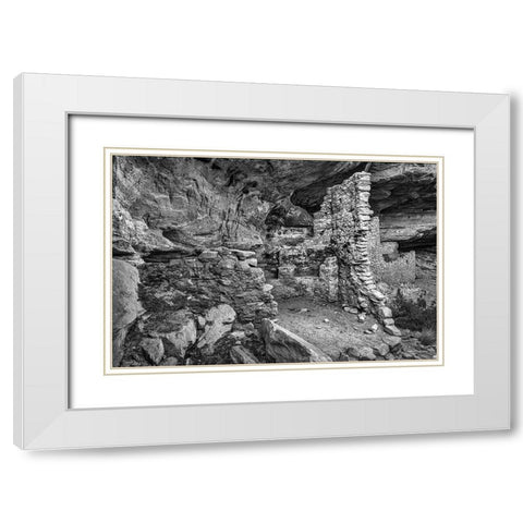 Little Westwater Ruin-Canyonlands National Park-Utah White Modern Wood Framed Art Print with Double Matting by Ford, John