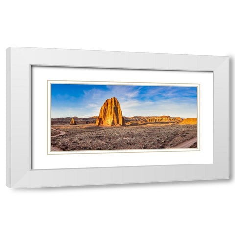 Temple of the Sun-Capitol Reef-Utah White Modern Wood Framed Art Print with Double Matting by Ford, John
