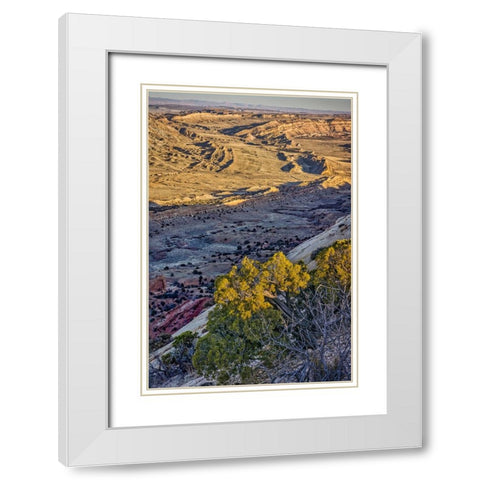 Strike Valley Outlook-Escalante-Utah White Modern Wood Framed Art Print with Double Matting by Ford, John