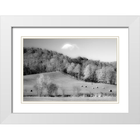 USA-New England-Vermont White Modern Wood Framed Art Print with Double Matting by Gulin, Sylvia