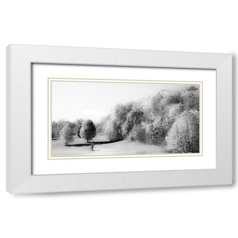 USA-New England-Vermont White Modern Wood Framed Art Print with Double Matting by Gulin, Sylvia