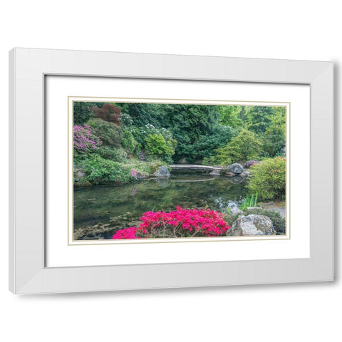 Washington State-Seattle Kubota Garden White Modern Wood Framed Art Print with Double Matting by Tilley, Rob