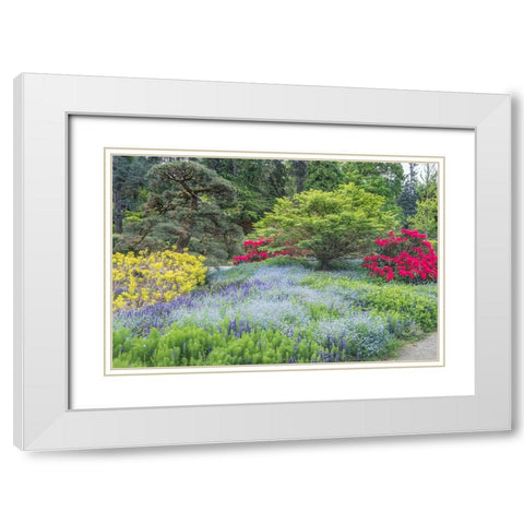 Washington State-Seattle Kubota Garden White Modern Wood Framed Art Print with Double Matting by Tilley, Rob
