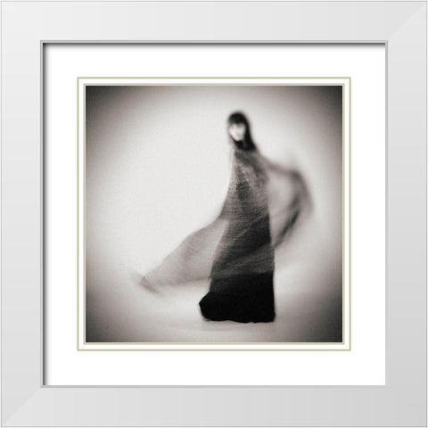 Swing White Modern Wood Framed Art Print with Double Matting by Brackstone, Mel